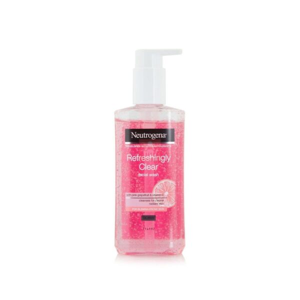 Face Wash – Neutrogena Refreshingly Clear Facial Wash with Pink Grapefruit and Vitamin C – 200ml