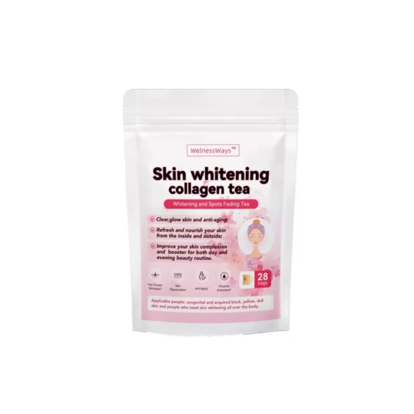 Skin Whitening Collagen Tea 28 Bags Whitening and Spots Fading Tea for Glow Skin and Anti-aging