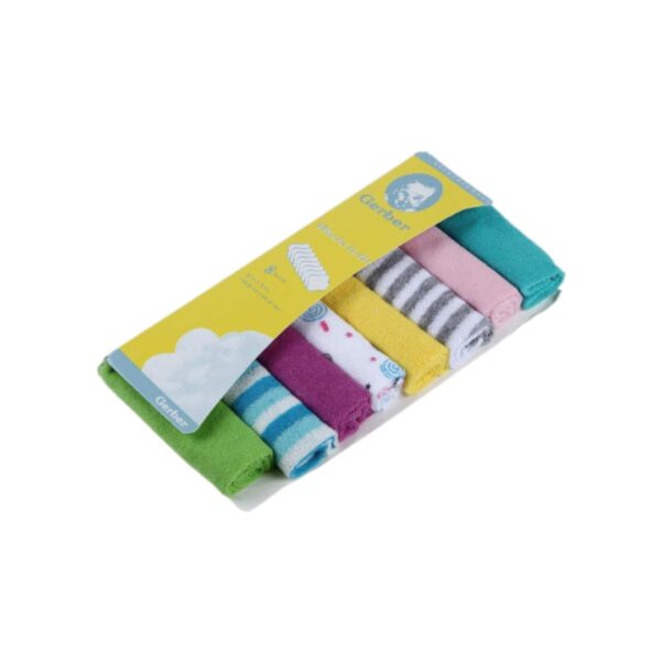Baby Small Square Towels | 8pcs