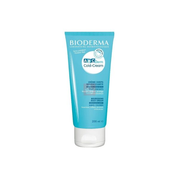 Bioderma ABCDerm Hydratant Cream for Babies, Children Face & Body 200ml | France