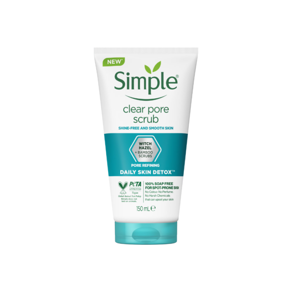 Simple Daily Skin Detox Clear Pore Scrub 150ml