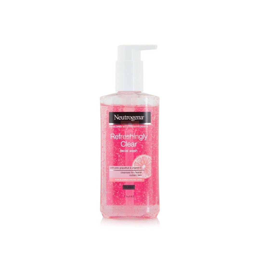 product (61) Face Wash – Neutrogena Refreshingly Clear Facial Wash with Pink Grapefruit and Vitamin C – 200ml - Image 1