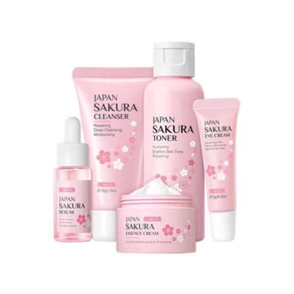 Laikou Japan Sakura Skincare 5Pcs Set