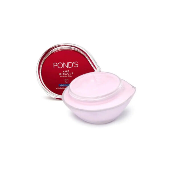 Pond’s Age Miracle Night Cream 50g with 10% Retinol Collagen B3 Complex for Youthful Glow Cream