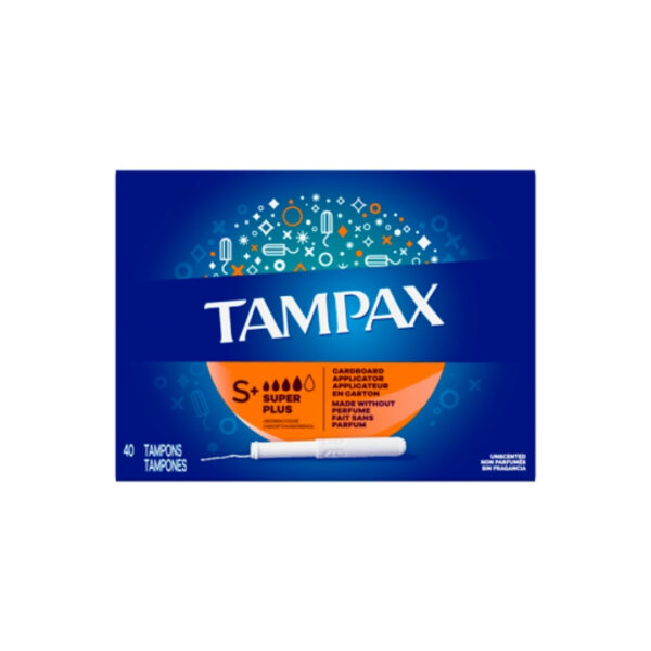 Tampax Cardboard Applicator Super Plus Tampons 20pcs