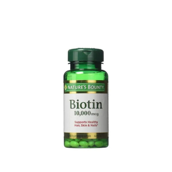 Nature’s Bounty Biotin Calculated 10000mcg – 120 Softgels – Goodhealthcapsule (International)