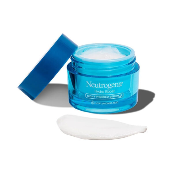 Neutrogena Hydro Boost Night Pressed Serum 48g Night Moisturizer – Hyaluronic Acid Serum for Dry Skin, Oil-Free and Non-Comedogenic