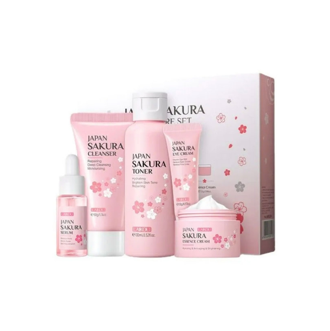 product (28) Laikou Japan Sakura Skincare 5Pcs Set - Image 1