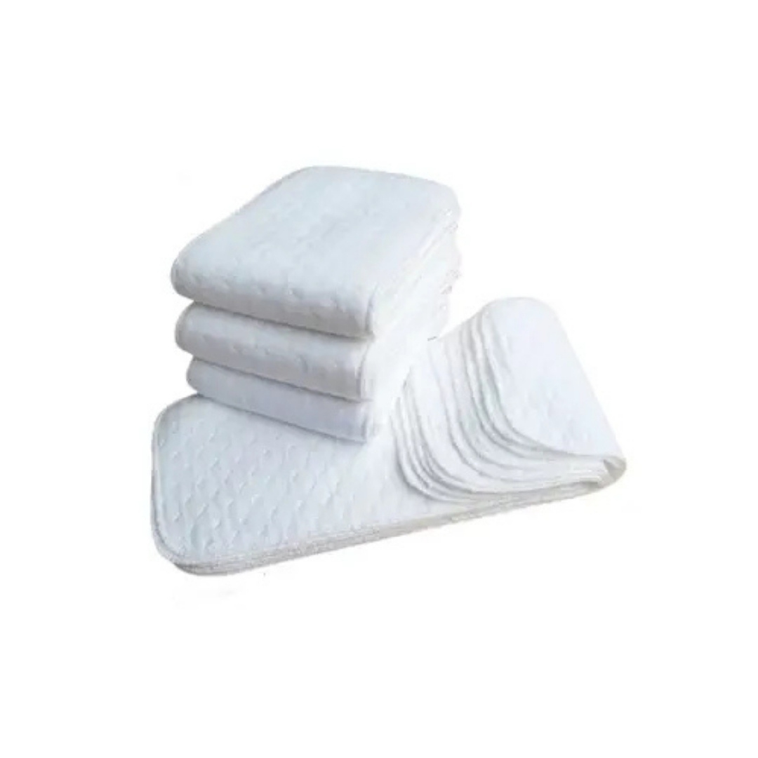 product (53) Reusable Cotton Diaper Pad for Baby 3/5/10pcs | Reusable Baby Diapers Cloth Diaper panties 3 Layer Insert 100% Cotton Washable Baby Care reusable Eco-friendly Diaper - Image 1