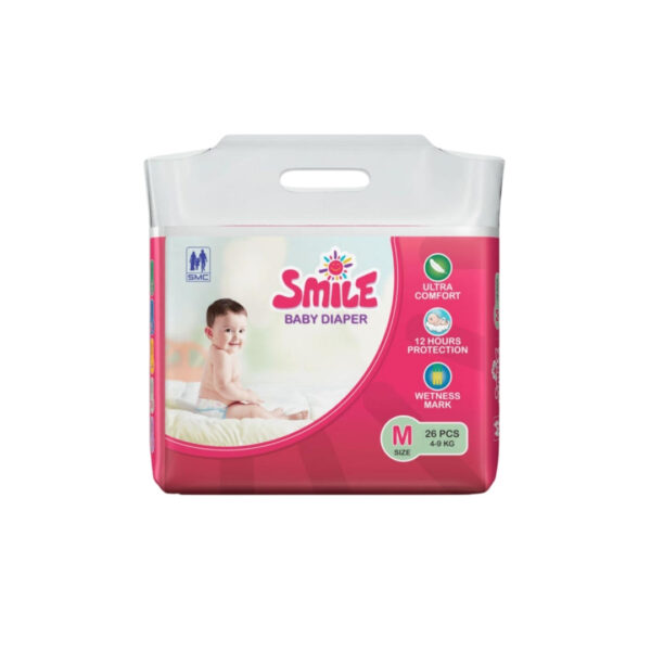 Diaper Belt System Medium Size (4-9 KG) Big Pack of 26 pcs
